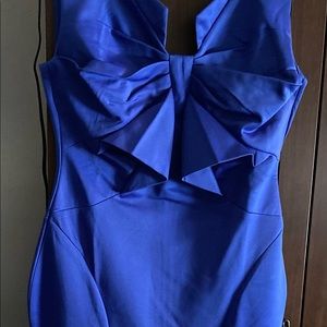 Blue prom dress